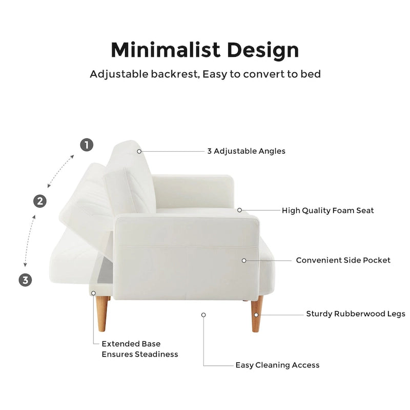Nowoczesna rozkładana sofa