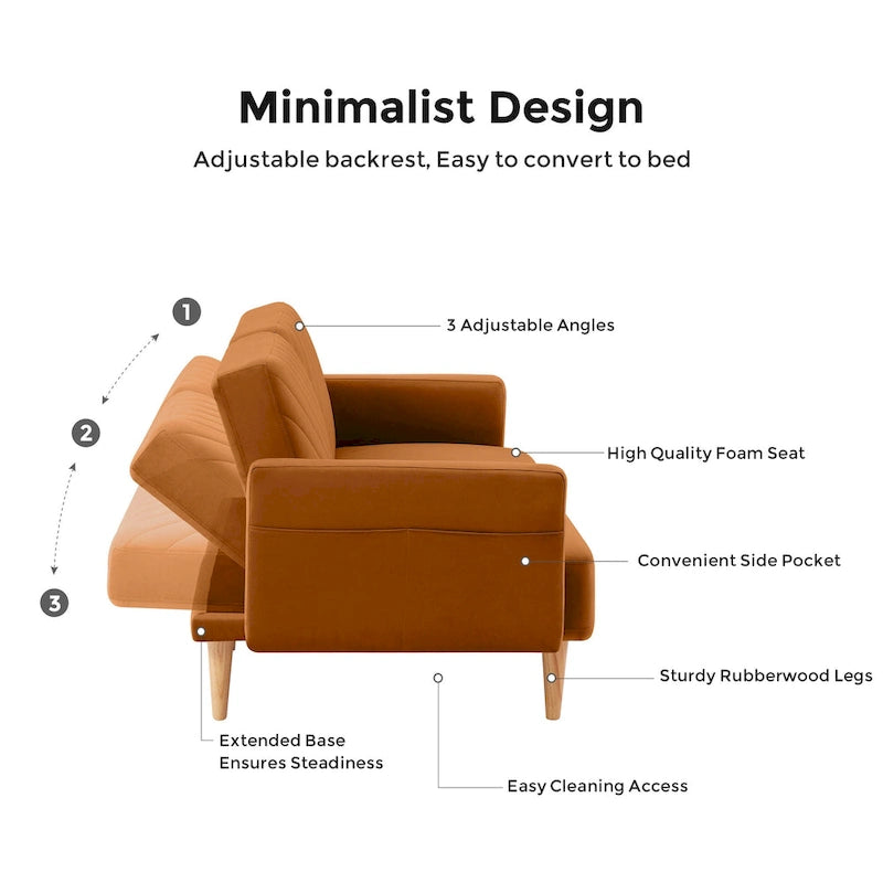Nowoczesna rozkładana sofa