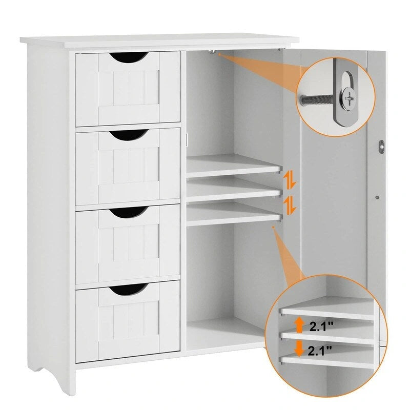 Szafka łazienkowa do przechowywania - 11,9G x 21,9S x 32W