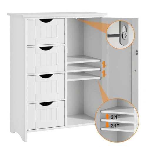Szafka łazienkowa do przechowywania - 11,9G x 21,9S x 32W
