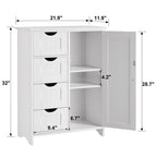 Szafka łazienkowa do przechowywania - 11,9G x 21,9S x 32W